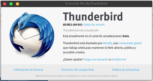 Como utilizar los Calendarios y Contactos de Google en Thunderbird 60 beta